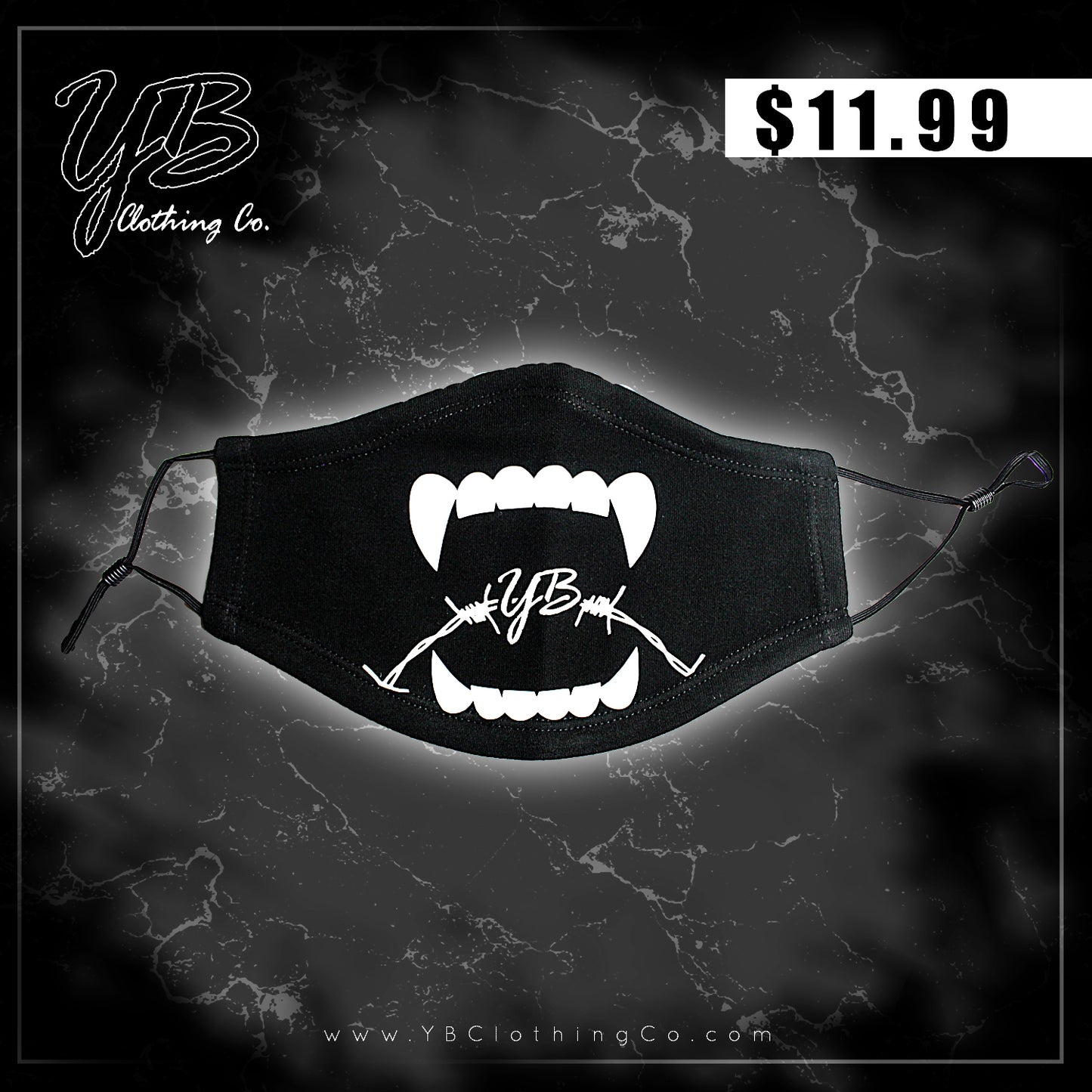 Y.B. "Silverback" Adjustable Face Mask