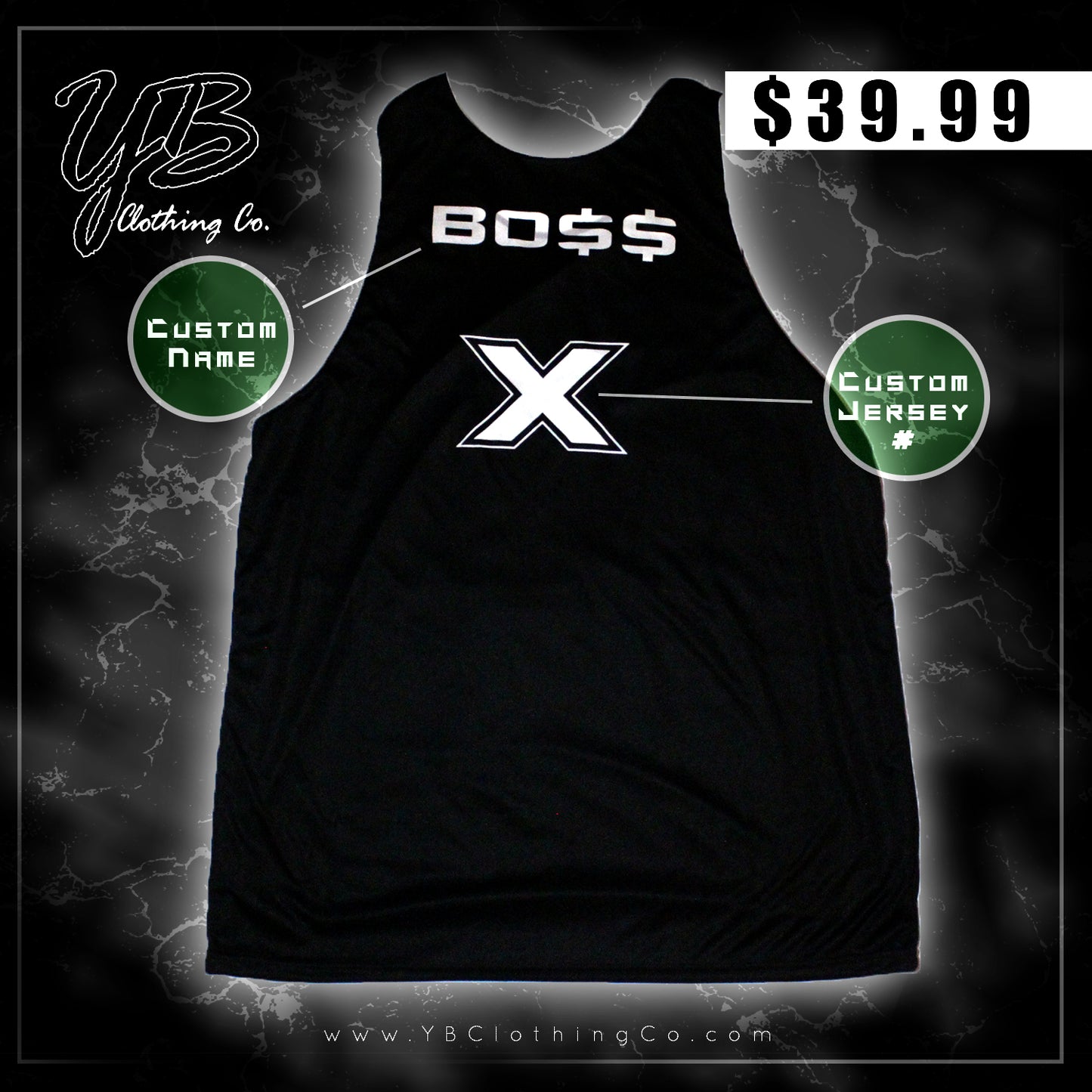 Custom - "New Jersey Rich Wolvez" - Basketball Training Jersey