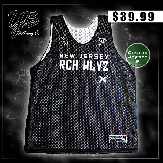 Custom - "New Jersey Rich Wolvez" - Basketball Scrimmage Jersey