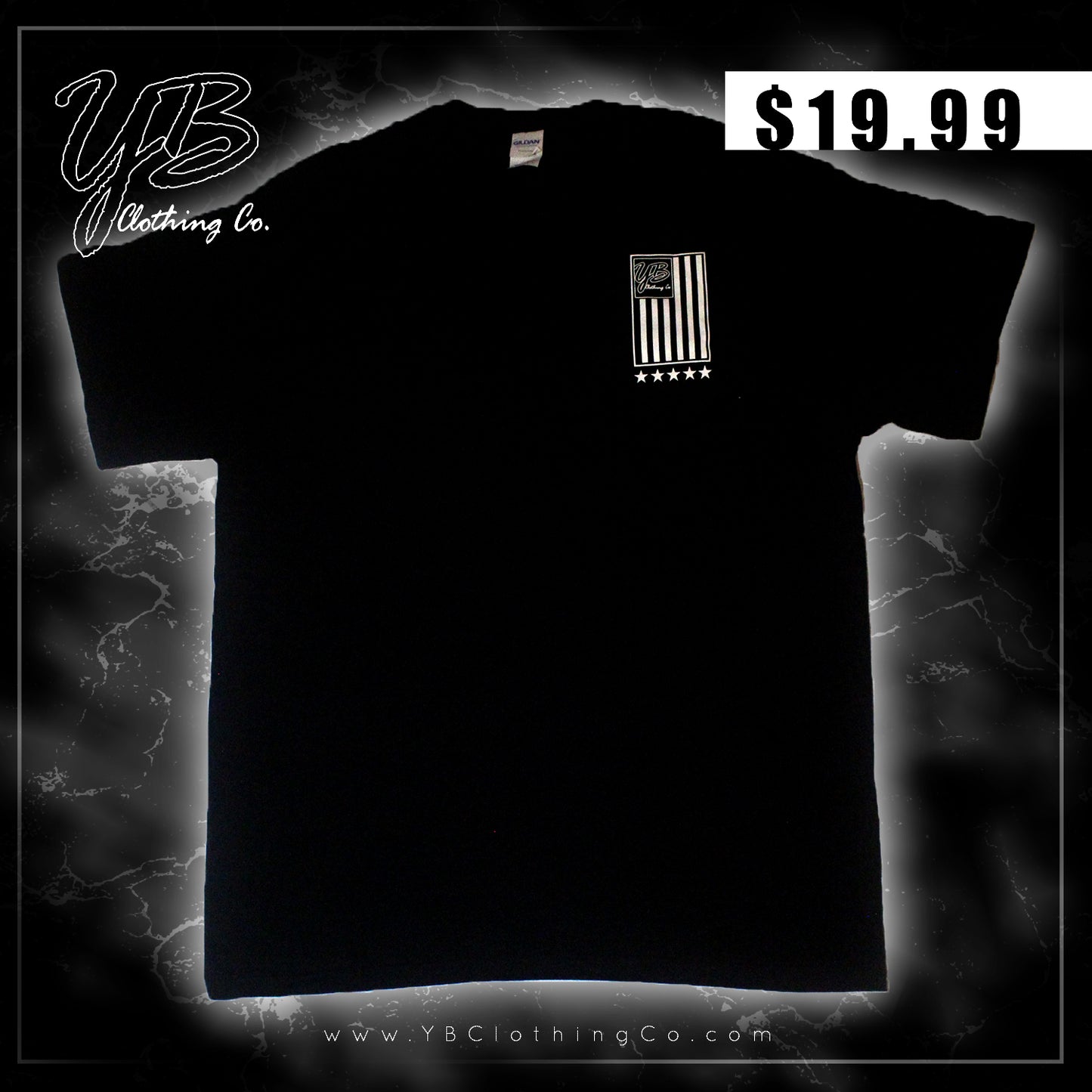 "Y.B. Flag Logo" - Short Sleeve T-Shirt