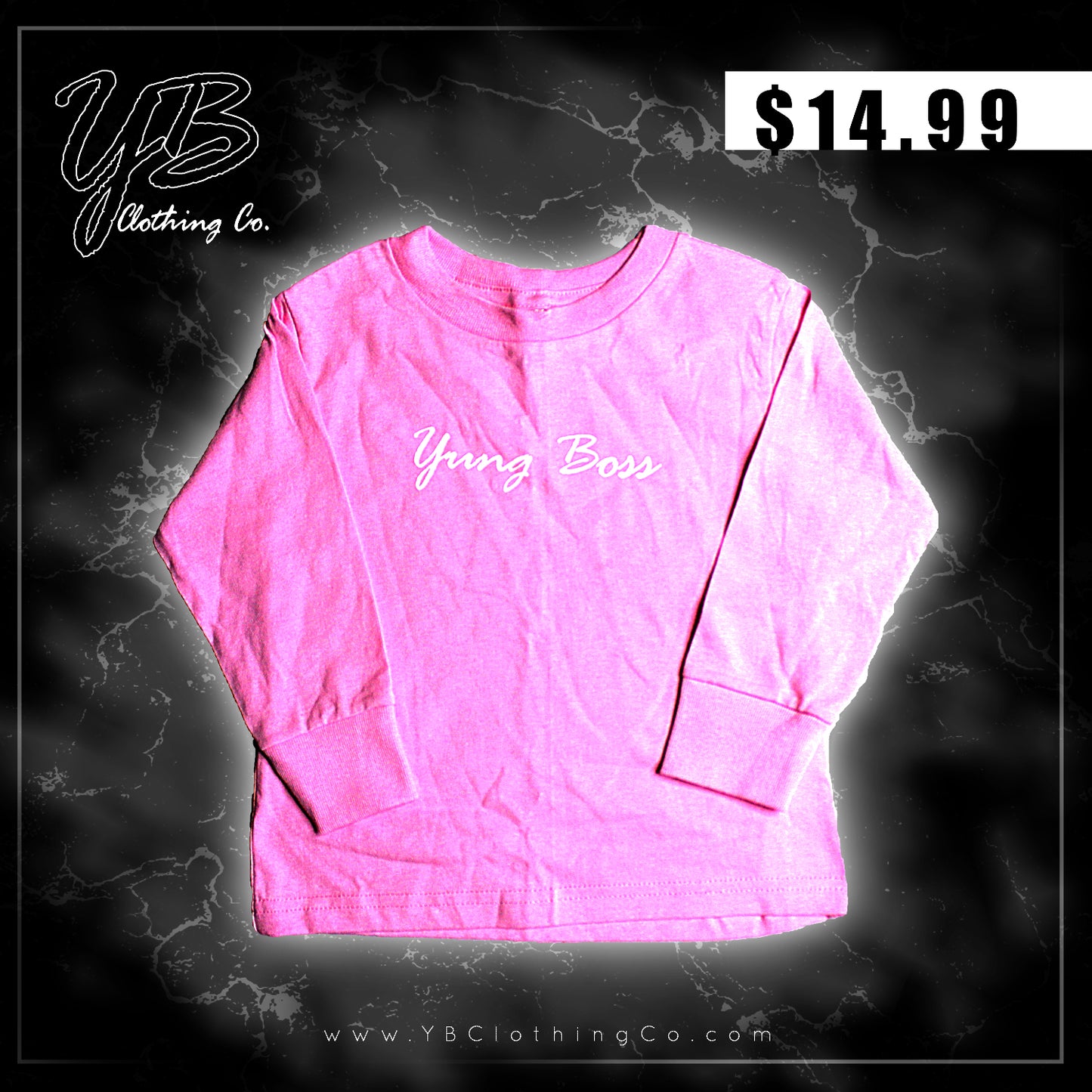 "Yung Boss" - Kids Long Sleeve Thermal (Girls)