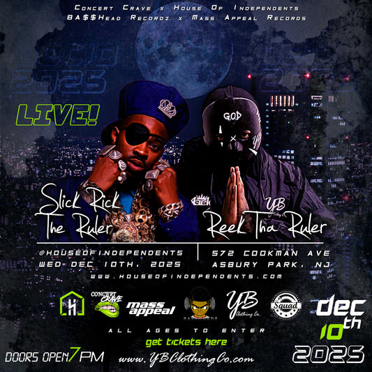 Reek Tha Ruler x Slick Rick - LIVE! @HouseOfIndependents Admission Ticket