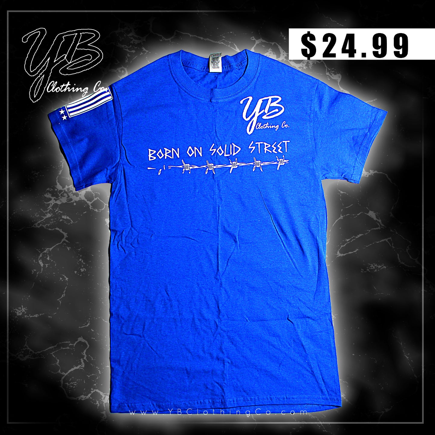 "Born On Solid Street" - Short Sleeve T-Shirt
